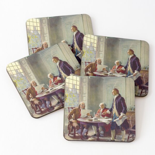 Item preview, Jean-Leon Gerome Ferris's Writing the Declaration of Independence in 1776 designed and sold by mosfunky.