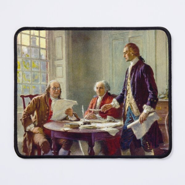 Item preview, Jean-Leon Gerome Ferris's Writing the Declaration of Independence in 1776 designed and sold by mosfunky.