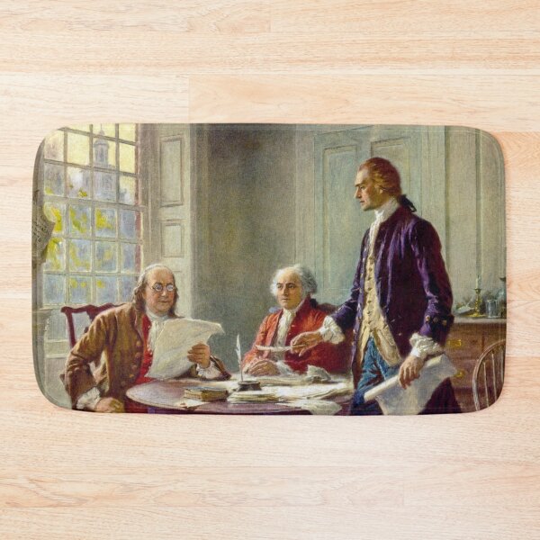 Item preview, Jean-Leon Gerome Ferris's Writing the Declaration of Independence in 1776 designed and sold by mosfunky.
