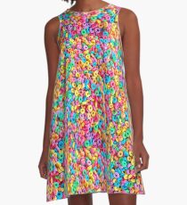 Froot Loops A-Line Dress