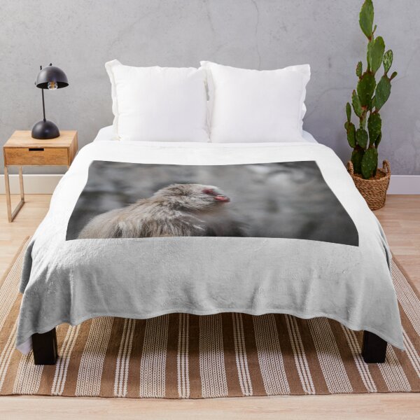 Item preview, Japanese snow monkey wildlife designed and sold by Backpackerslife.