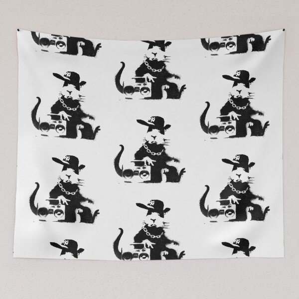Item preview, Gangsta Rat, Banksy designed and sold by JuxtaHead.