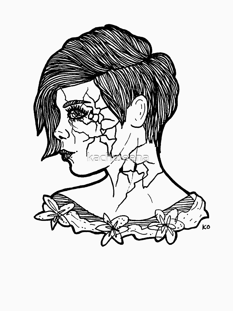 broken flowers by kachweena