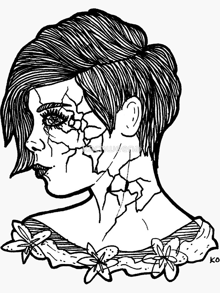 broken flowers by kachweena