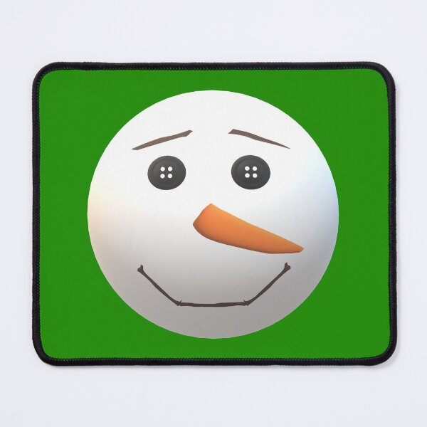 Item preview, Happy Snowman Face (Green Background) designed and sold by ArtByLM.