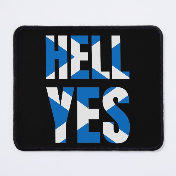 Item preview, Hell Yes - Saltire - Scottish Flag Blue - Independence designed and sold by Indy2tees.