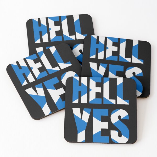 Item preview, Hell Yes - Saltire - Scottish Flag Blue - Independence designed and sold by Indy2tees.