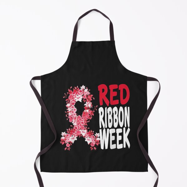 Item preview, We Wear Red For Red Ribbon Week Awareness Rainbow T-Shirt designed and sold by Bobby-Bancel.