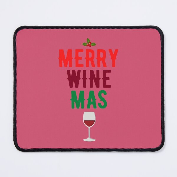 Item preview, Merry WineMas Wine Drinker Christmas Humor designed and sold by EllConApparel.