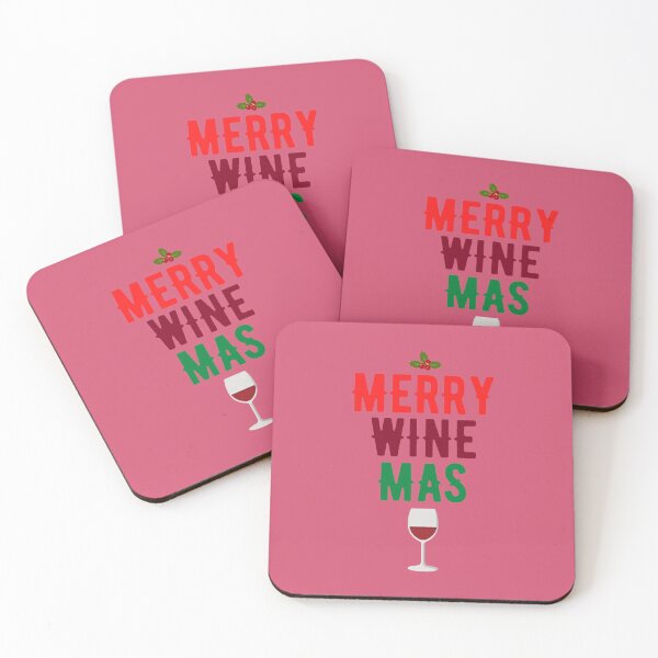 Item preview, Merry WineMas Wine Drinker Christmas Humor designed and sold by EllConApparel.