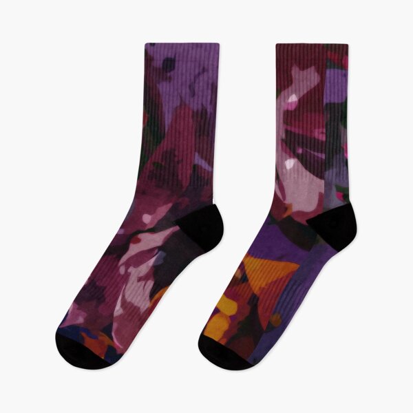 Item preview, Archival Flowers - Purple, Pink, Copper Abstract designed and sold by TheSplitWindow.