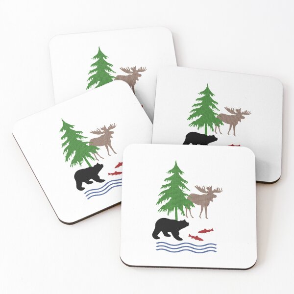 Item preview, moose and bear  designed and sold by hanijihan.