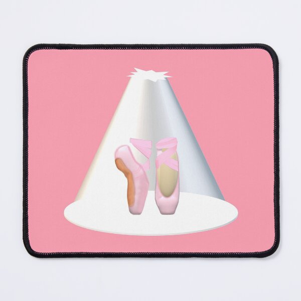 Item preview, Ballet Pointe Shoes in Spotlight on Stage (Pink Background) designed and sold by ArtByLM.
