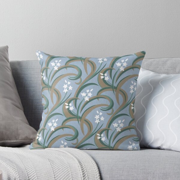 Item preview, Fleur Stencil, Blue designed and sold by Missman.