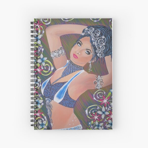 Belly Dancing Beauty Spiral Notebook