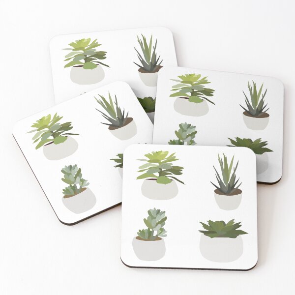 Item preview, Succulent 4 Pack designed and sold by PlaidMoose.