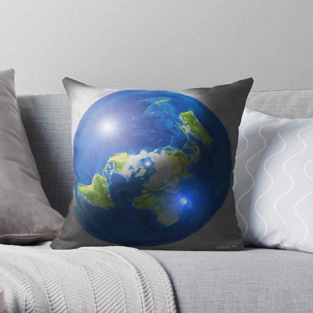 METEOHEROES Saving Planet Earth Throw Pillow - Two-Sided Spun