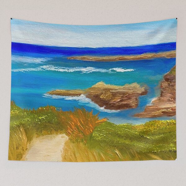 Item preview, California Central Coast Ocean Painting designed and sold by concettaellis.