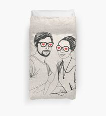Love Glasses <3 Duvet Cover