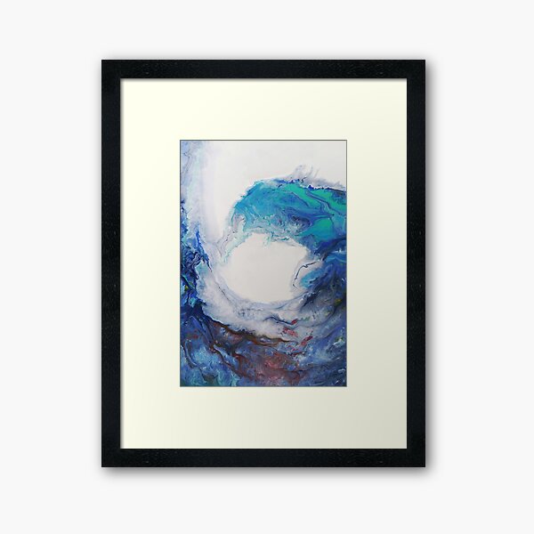 Curl Framed Art Print