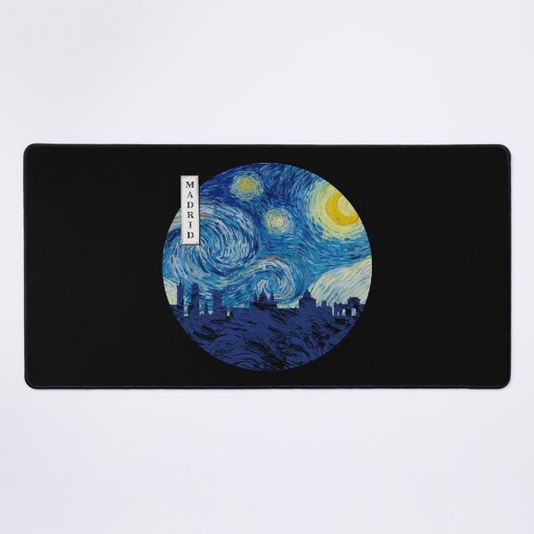 Item preview, Madrid Starry Night Van Gogh Circle designed and sold by DFerraz.