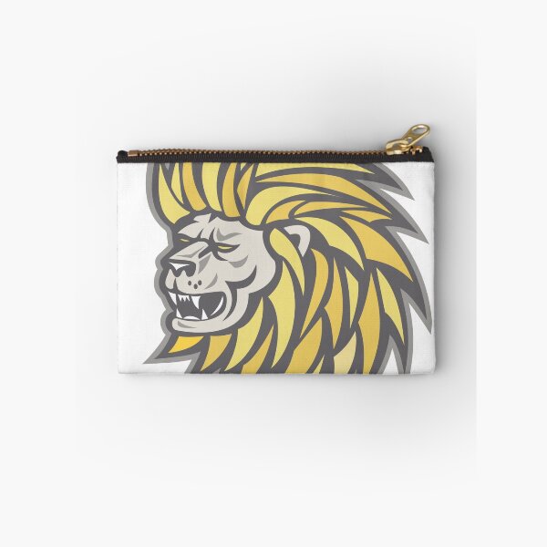 Aperçu de l'œuvre Lion Head With Flowing Mane Retro créée et vendue par patrimonio.
