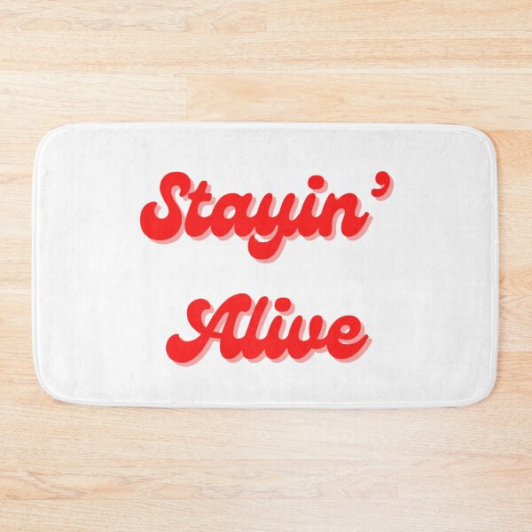 Item preview, Stayin' Alive Retro Typography designed and sold by mainsqueezemar.