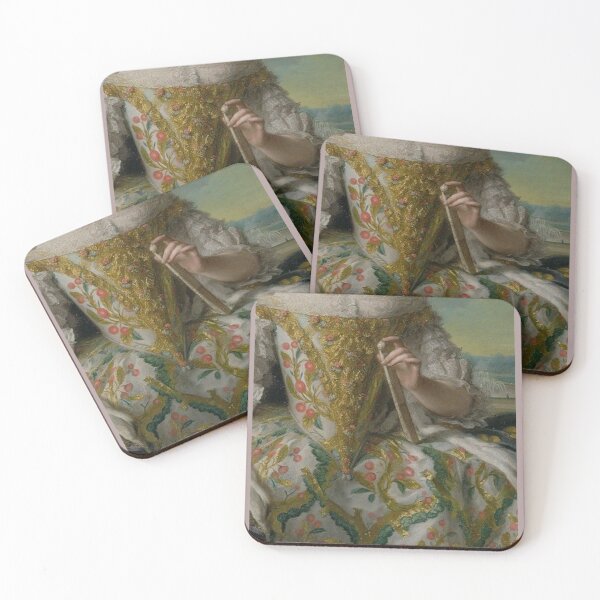 Item preview, Woman Sitting in Gorgeous Dress Renaissance Painting  designed and sold by Bellathewilde.