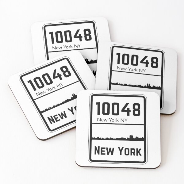 Item preview, New York NY Zip Code 10048 designed and sold by Rajadrone.