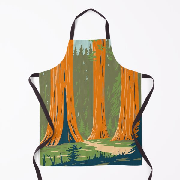 Aperçu de l'œuvre Mariposa Grove of Giant Sequoia dans le parc national de Yosemite près de Wawona en Californie WPA Poster Art créée et vendue par patrimonio.