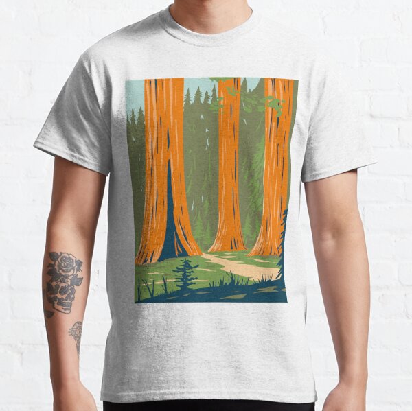 Watercolor Screen Print Washington Island T-Shirt