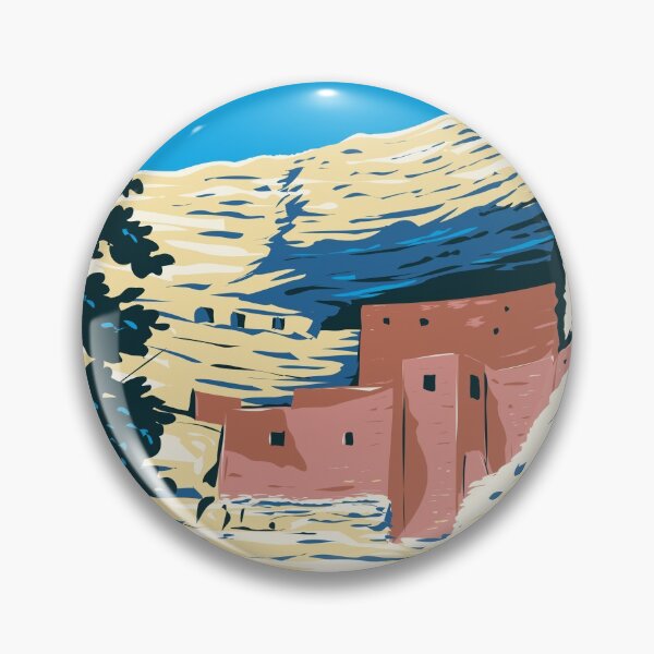 Item preview, Pre-Columbian Dwellings in Montezuma Castle National Monument in Camp Verde Arizona WPA Poster Art designed and sold by patrimonio.