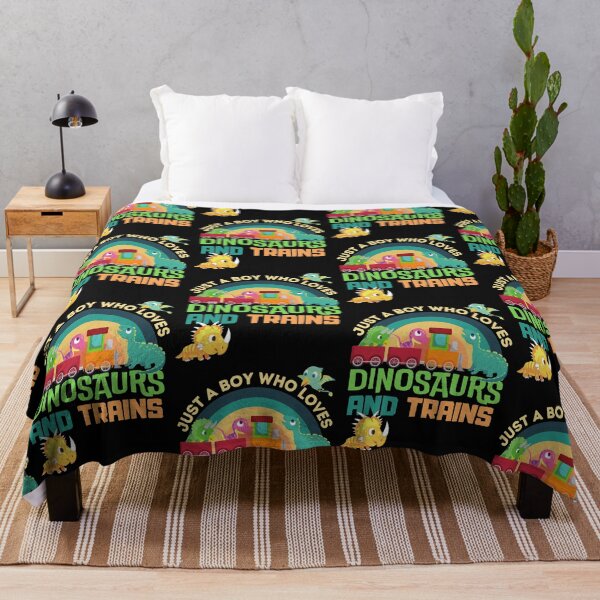 Artikelvorschau, Just a boy who loves dinosaurs and trains entworfen und verkauft von Therapybykelly.