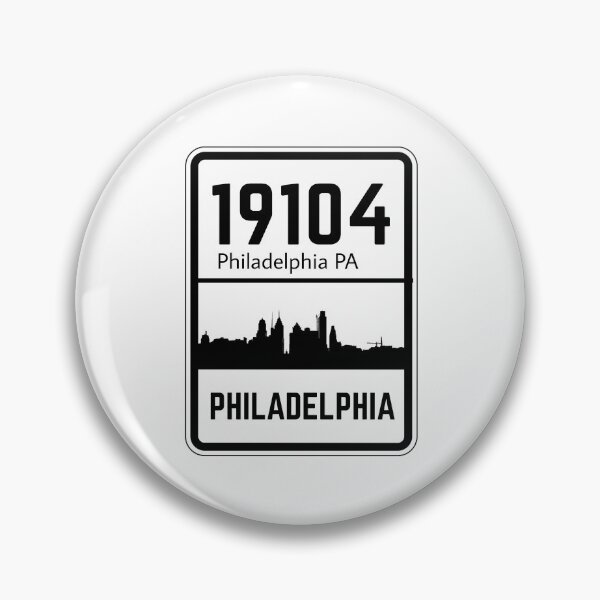 Aperçu de l'œuvre Code postal 19104 de Philadelphie, Pennsylvanie créée et vendue par Rajadrone.