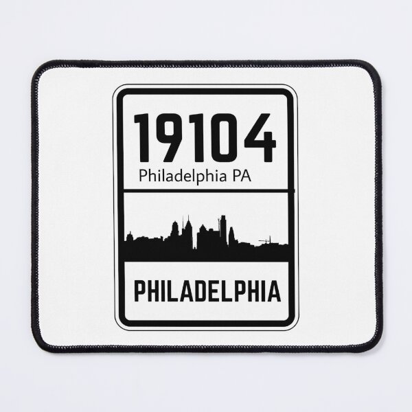 Item preview, Philadelphia PA Zip Code 19104 designed and sold by Rajadrone.
