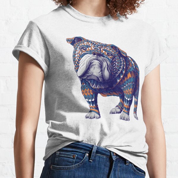 English Bulldog (Color Version) Classic T-Shirt