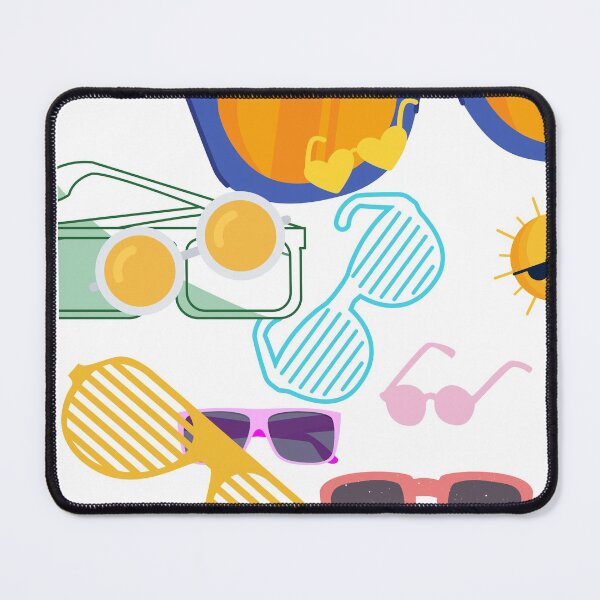 Item preview, Colorful Bright Happy Sunglasses Design designed and sold by The Red Nox.