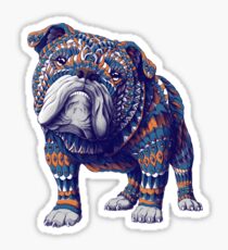 English Bulldog (Color Version) Sticker