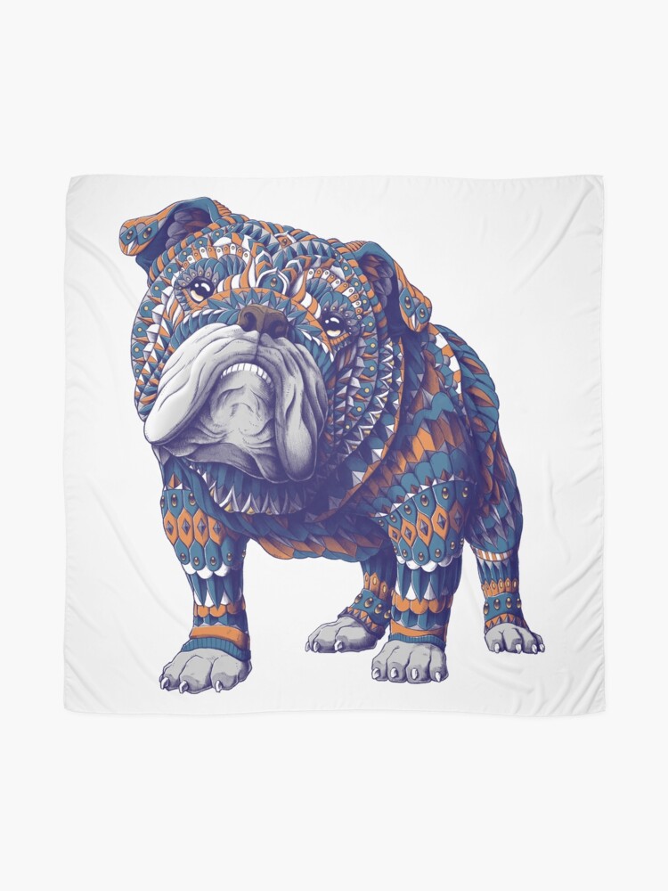 Alternate view of English Bulldog (Color Version) Scarf