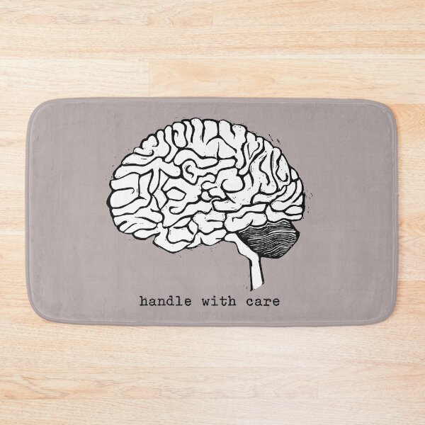 Item preview, Handle with Care | Mental Health | Brain | Handle the Brain with Care designed and sold by Aspire Happy Art.