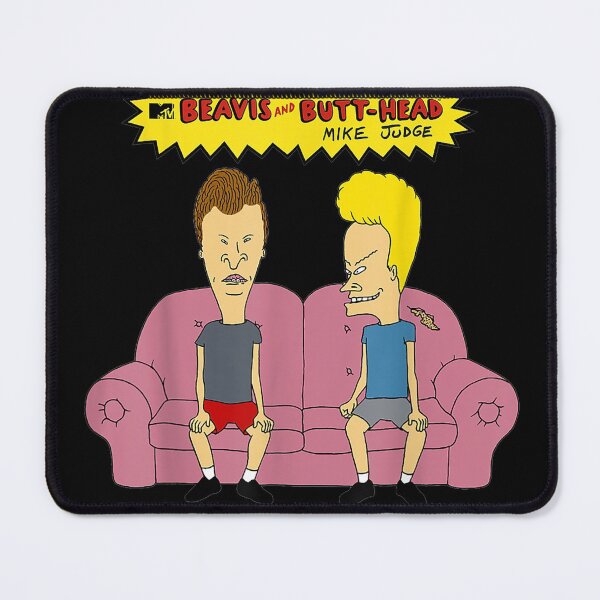 Item preview, Beavis and Butthead Pink Couch Graphic designed and sold by MuratshiMana.