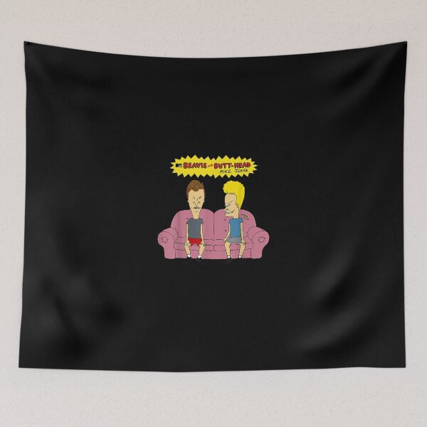 Item preview, Beavis and Butthead Pink Couch Graphic designed and sold by MuratshiMana.