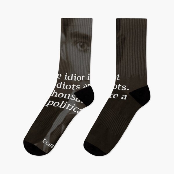 Item preview, Franz Kafka — 'One idiot is one idiot. Two idiots are two idiots. Ten thousand idiots are a political party.' designed and sold by Philothoughts.