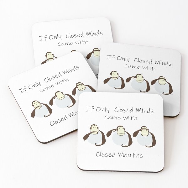 Item preview, If Only Closed Minds Came With Closed Mouths Classic T-Shirt, designed and sold by US50.