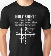 Holy Shift Look Asymptote That Mother Function white Unisex T-Shirt