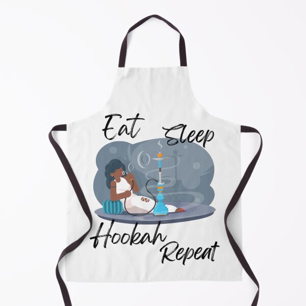 Item preview, Eat Sleep Hookah Repeat ~ African American designed and sold by JustaGurli.