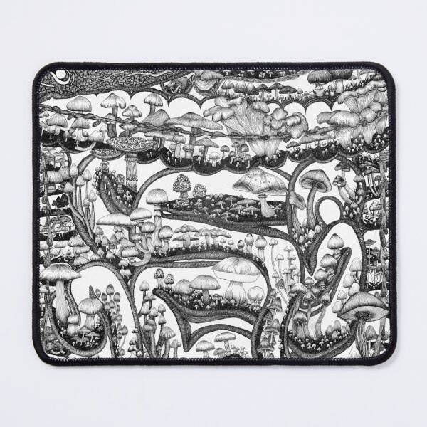 Item preview, The Mushroom Guts (B+W) designed and sold by MegTeutschel.