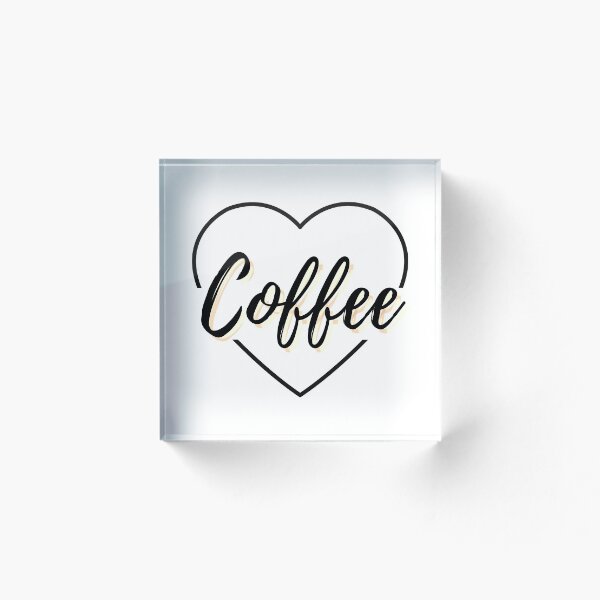 Item preview, Coffee heart designed and sold by ByCreativtastic.