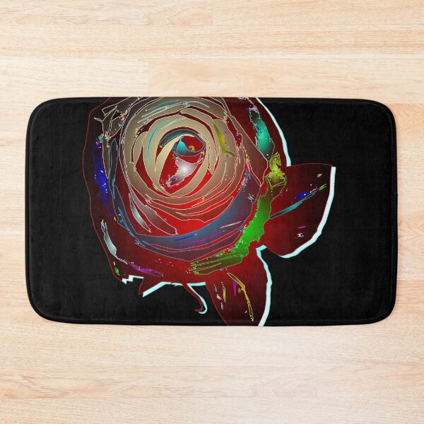 Item preview, Remix Rose of Another Color Digital Glitch Goth designed and sold by MOP-tees.