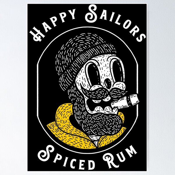 Item preview, Happy Sailor Spiced Rum designed and sold by TheDeadWizards.